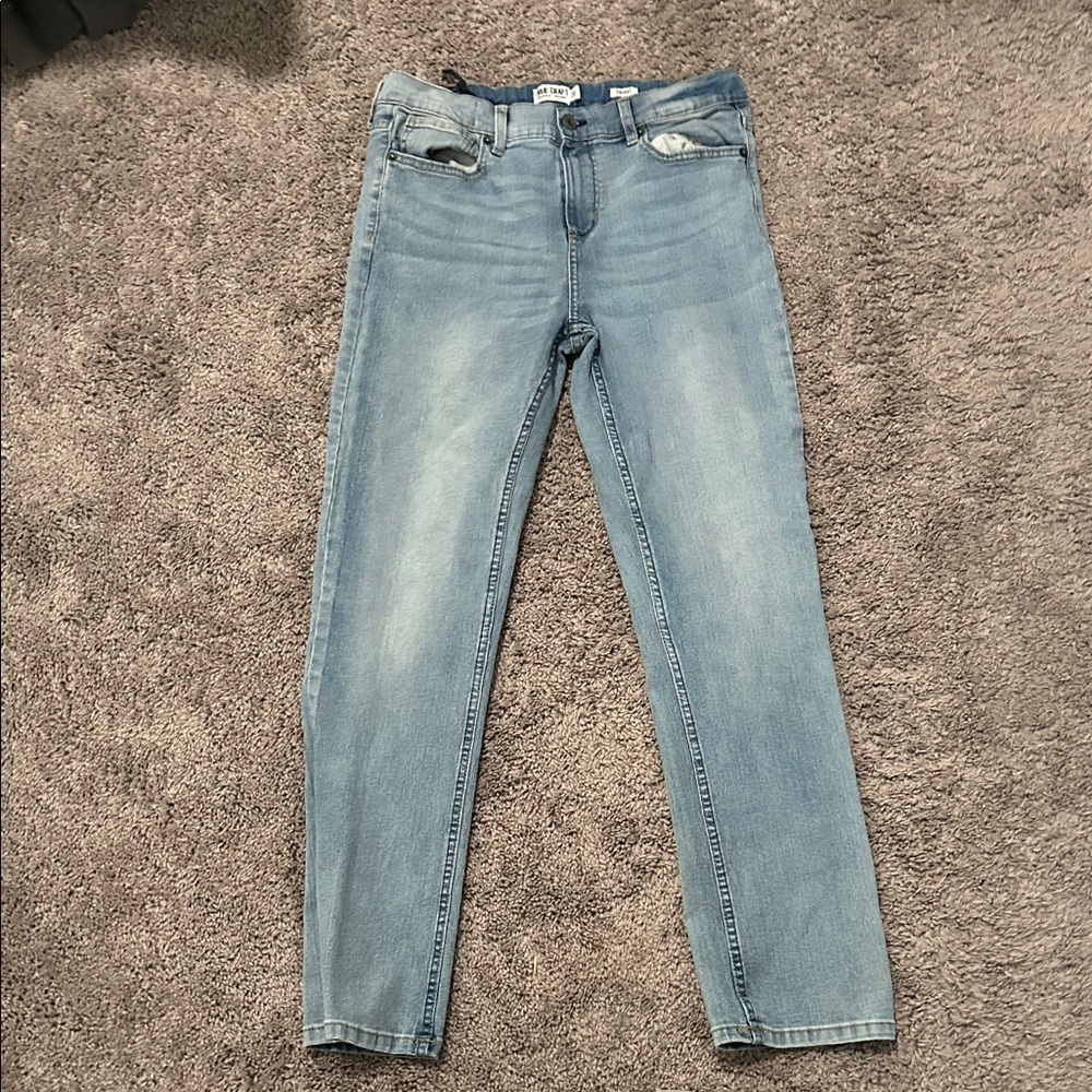 True Craft Men's Slim Jeans - Light Blue